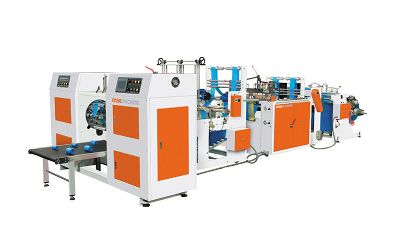 fully automatic high speed coreless rolling bag making machine