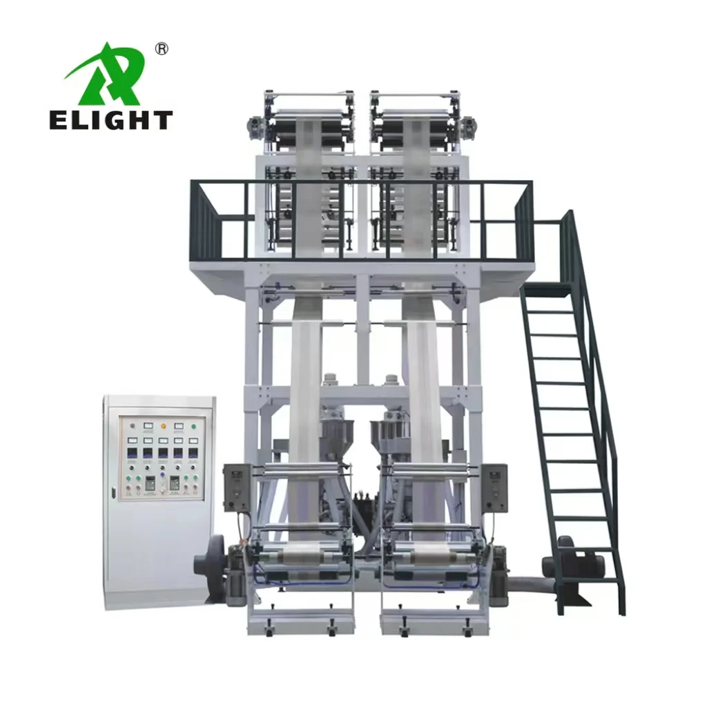 Double Head HDPE LDPE Film Blowing Machine