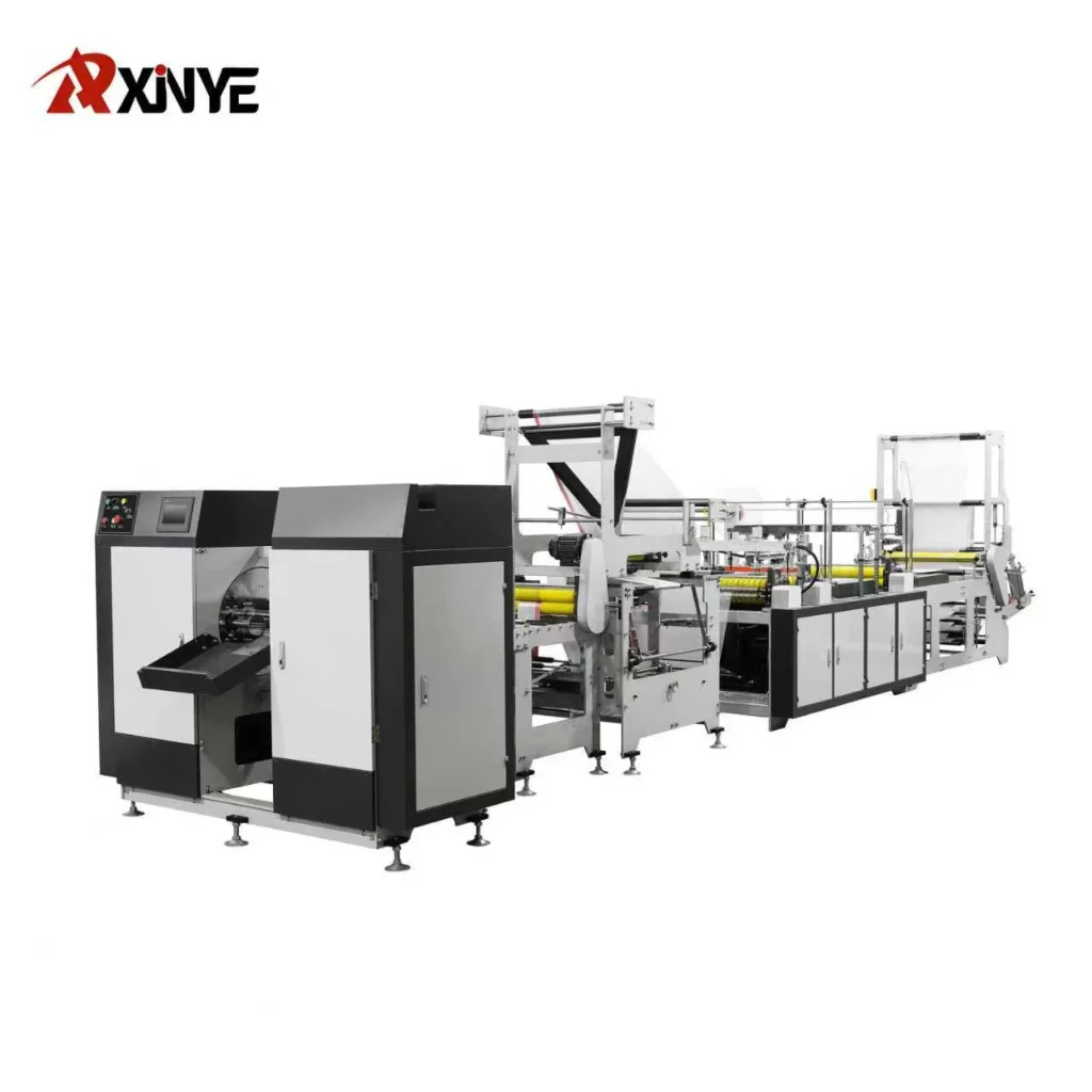 Full Automatic C or Z fold Roll Bag Making Machine